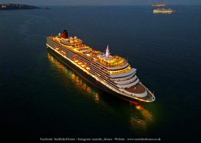 Queen Victoria cruise ship - Sunrider Drones