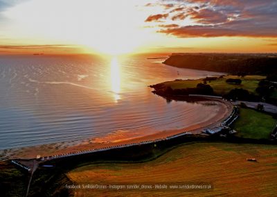 Golden Hour and Sunrise at Broadsands at Torbay - Sunrider Drones