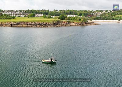 Fishing Boat at Broadsands - Torbay - Sunrider Drones Ltd